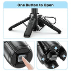 Jmary MT-18 Extendable Phone Holder Wireless Control Mini Phone Selfie Stick Tripod, MT-18 (White), MT-18 (Black)