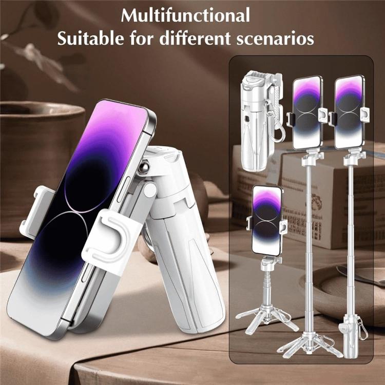 Jmary MT-18 Extendable Phone Holder Wireless Control Mini Phone Selfie Stick Tripod, MT-18 (White), MT-18 (Black)