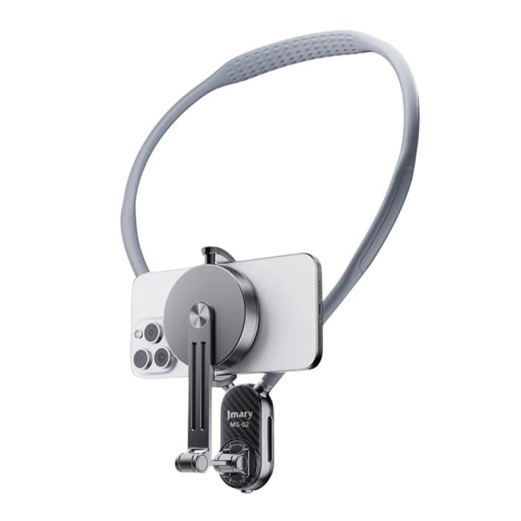 JMARY MG-02 For Action Camera Phone Silicone Necklace Mount Magnetic Neck Holder, MG-02