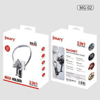 JMARY MG-02 For Action Camera Phone Silicone Necklace Mount Magnetic Neck Holder, MG-02