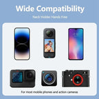JMARY MG-01 For Phone Action Camera POV / Vlog Selfie Mount Neck Mount Hand Free Holder, MG-01