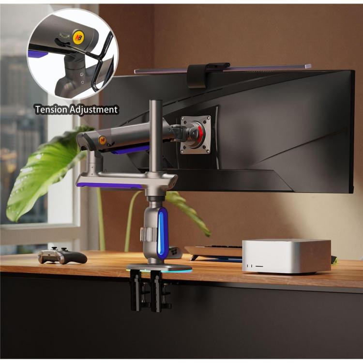 NORTH BAYOU G80 32-60 inch Curved Display Gaming Monitor Desk Stand Monitor Support Arm, G80