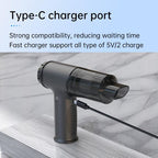 V16S With 200ml Dust Box Rechargeable Dust Blower Portable Handheld Car Vacuum Cleaner, V16S