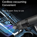 V16S With 200ml Dust Box Rechargeable Dust Blower Portable Handheld Car Vacuum Cleaner, V16S