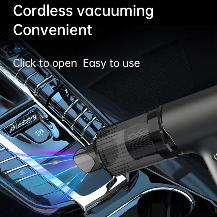 V16S With 200ml Dust Box Rechargeable Dust Blower Portable Handheld Car Vacuum Cleaner, V16S