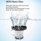 V16D 7 Nozzles 2 in 1 Car Vacuum Cleaner Powerful Suction Rechargeable Handheld Dust Blower, V16D