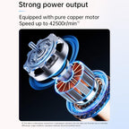 V16D 7 Nozzles 2 in 1 Car Vacuum Cleaner Powerful Suction Rechargeable Handheld Dust Blower, V16D