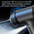 V16D 7 Nozzles 2 in 1 Car Vacuum Cleaner Powerful Suction Rechargeable Handheld Dust Blower, V16D