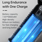 D16 For Car PC Keyboard 50W 42500RPM Portable Rechargeable Wireless Handheld Dust Blower, D16