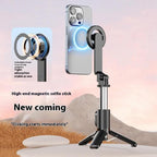 P08Y Pro Portable Travel Selfie Stick Tripod Mini Magsafe Phone Stand with Remote Control, P08Y Pro