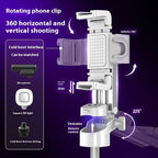 P25 Extendable Anti-shake Four-Legged Stand Portable Handheld Phone Selfie Stick, P25