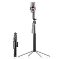 Q530TK Portable Metal Phone Stand Selfie Stick Expandable Auto Face Tracking Tripod, without Fill Light
