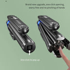 P515 Portable Retractable Four-Legs Phone Stand Selfie Stick with Bluetooth Remote Control, P515