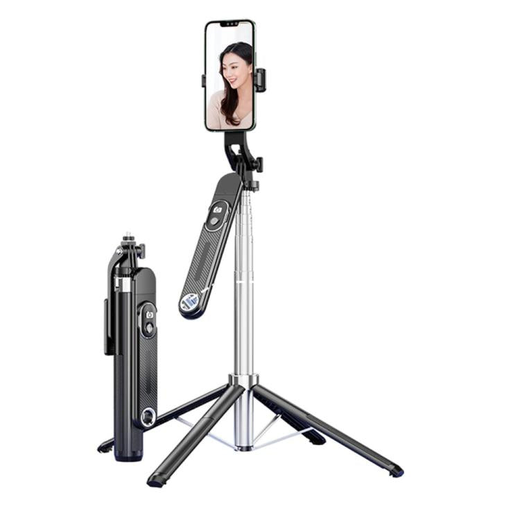 P510 Retractable Four-Legs Stand Portable Phone Stand Selfie Stick with Bluetooth Remote Control, P510