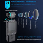 1080P Ultra-HD Clip Pocket Vlog Camera WiFi Portable Video Recorder Camera, Pocket Vlog Camera