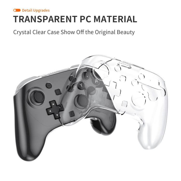 Gamepad Transparent Full Cover PC Protective Case, For Nintendo Switch 2 Pro