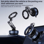 Z25 Vacuum Suction Magnetic Mount Bracket Foldable Car Phone Holder, Z25