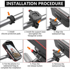 HL-176A Motorcycle Bicycle Handlebar Quick Release Shockproof Phone Holder, HL-176A