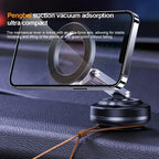 X63 Foldable Arm Car Phone Navigation Mount Vacuum Suction Cup Aluminum Alloy Holder, X63