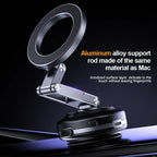 X63 Foldable Arm Car Phone Navigation Mount Vacuum Suction Cup Aluminum Alloy Holder, X63