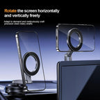 X63 Foldable Arm Car Phone Navigation Mount Vacuum Suction Cup Aluminum Alloy Holder, X63