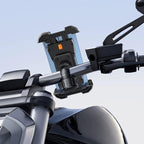 QX-25A Motorcycle Bicycle Handlebar Phone Mount 360 Rotation Shockproof Navigation Holder, QX-25A