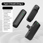 M6 2 Microphone + 1 Receiver Wireless Microphone AI Noise Reduction Live Streaming Mic
