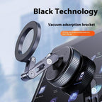 X53 Vacuum Suction Cup 360 Rotation Foldable Cellphone Bracket Magnetic Car Dashboard Phone Holder, X53