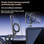 X53 Vacuum Suction Cup 360 Rotation Foldable Cellphone Bracket Magnetic Car Dashboard Phone Holder, X53