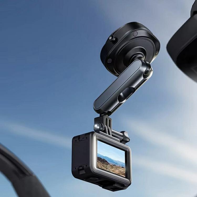 DJ-1  Car Mount Aluminum Alloy Action Camera Holder Electric Vacuum Suction Cup Bracket, DJ-1