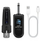 K1 For Handheld Dynamic Mic Wired to Wireless Microphone Converter, 1 Transmitter + 1 Receiver, 1 Transmitter + 1 Receiver