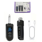 K1 For Handheld Dynamic Mic Wired to Wireless Microphone Converter, 1 Transmitter + 1 Receiver, 1 Transmitter + 1 Receiver