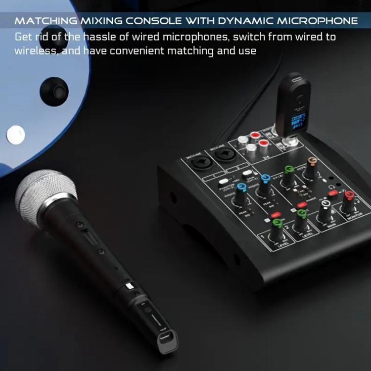 K1 For Handheld Dynamic Mic Wired to Wireless Microphone Converter, 2 Transmitter + 1 Receiver, 2 Transmitter + 1 Receiver