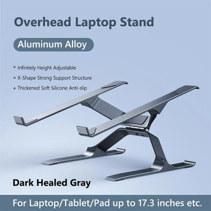 P70 X-Shape Aluminum Alloy Stand Height Adjustable Foldable Cooling Bracket for Laptop / Tablet, P70