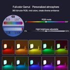 VLOGLITE K10RGB Ultra Thin Pocket Size RGB LED Camera Light Photography Videography Selfie Light, K10RGB