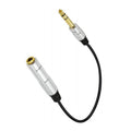 JUNSUNMAY 6.35mm 1/4 inch Male to Female Stereo Headphone Guitar Extension Cable Cord, 0.3m, 1.8m, 3m, 5m, 10m