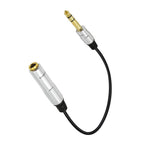 JUNSUNMAY 6.35mm 1/4 inch Male to Female Stereo Headphone Guitar Extension Cable Cord, 0.3m, 1.8m, 3m, 5m, 10m