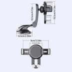 X253 Dashboard Suction Cup Holder Multifunctional 360 Degree Rotating Car Phone Mount, X253
