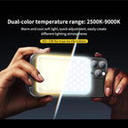 JMARY FM-168R Dual Color Temperature 160 LED Beads Portable Magnetic Phone Fill Light