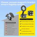 K1 360 Degree Rotation Foldable Navigation Stand Magnetic Car Phone Holder Suction Cup Base, K1