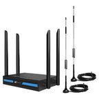 ED126-E With 2 Outdoor Suction Cup Antennas 4G LTE Router WiFi CPE Wireless Network Router, US Plug, EU Plug