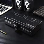 B072 3 Input 1 Output Fully Balanced Signal Selector 3-Channel Balanced Line Selector, No Need For External Power Supply Lossless Switching, B072