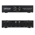 B073 1 Input 3 Output Fully Balanced Signal Selector 3-Channel Balanced Line Selector, No Need For External Power Supply Lossless Switching, B073