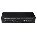 B075 4 Input 4 Ooutput Power Amplifier Speaker Selector Switcher,  300W Sound Quality Per Channel No Loss, B075