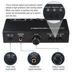 B082 3 Input 3 Output Audio Signal Selector Balanced Line Switcher, B082