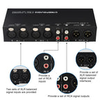 B082 3 Input 3 Output Audio Signal Selector Balanced Line Switcher, B082