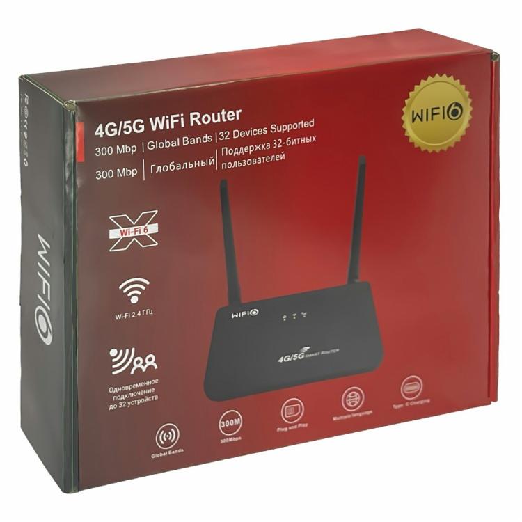 CP103 Home SIM Card 4G 300Mbps Wireless Network Single Port Router LTE WIFI Router, US Plug, CP103