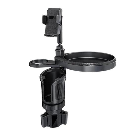 CP242 Universal 4 in 1 Car Phone Holder Cup Holder Tray Stand Car Cup Holder Expansion Tray, CP242