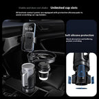 CP242 Universal 4 in 1 Car Phone Holder Cup Holder Tray Stand Car Cup Holder Expansion Tray, CP242