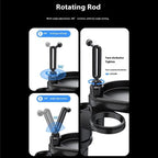 CP242F 15W Fast Charging Wireless Charger Car Cup Holder Magnetic Phone Navigation Stand, CP242F